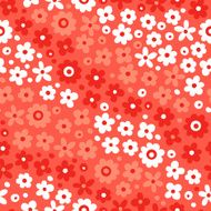 Seamless pattern with cute flowers N7