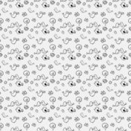 doodle pattern Seamless background N7