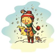 Chorale singing child
