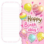 Happy Birthday card background