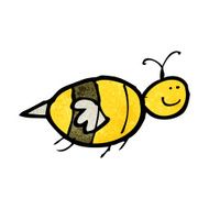 child&#039;s drawing of a bee N2