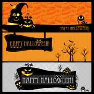 Halloween vector icons set N21