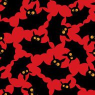 Halloween bats pattern