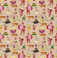 seamless Circus pattern N3