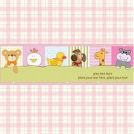 baby shower announcement card N5