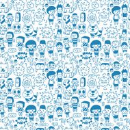 seamless cartoon pattern N6