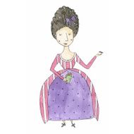 Lady Watercolor N2