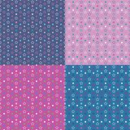 colorful stars background set