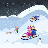 Winter sledding N2