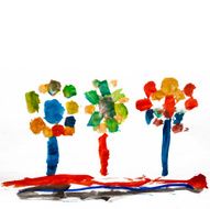 child abstract pattern