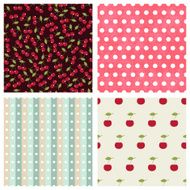 vector seamless cute patterns collection