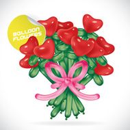 Balloon Valentines Day Illustration