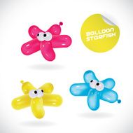Glossy Starfish Illustration