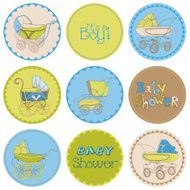 Baby Boy Shower Party Set