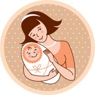 Mother and baby - Illustration