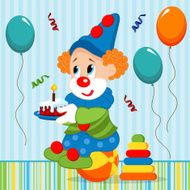 birthday baby clown