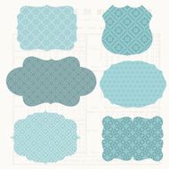 Vintage Design Old tags and frames