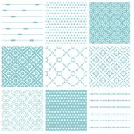 Seamless backgrounds Collection - Vintage Tile N6