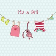 Baby Shower or Arrival Card N2