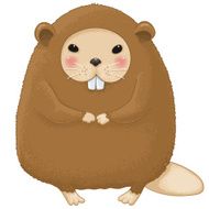 nutria cartoon character