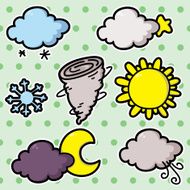 second set of weather icons