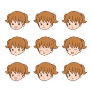 Girl face N11