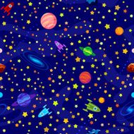 Seamless pattern Space N2
