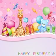 birthday card N44