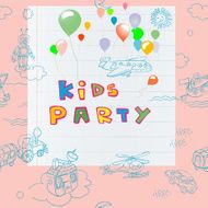Kids party card