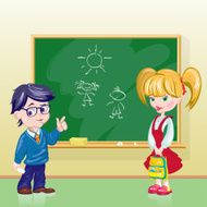 children in the classroom