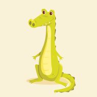 Cartoon Alligator N22