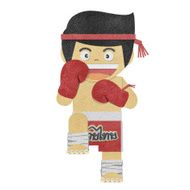 Paper boy ( muay thai kick Boxer ) recycled papercraft N4