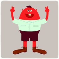Sport fan combustible character