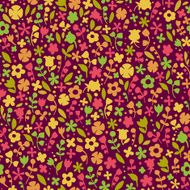 Bright seamless texture with flowers