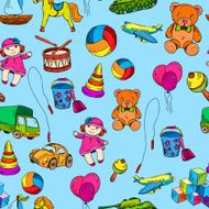 Toys seamless pattern N7