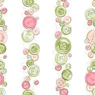 Strips of hand drew buttons N8