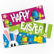 happy easter greeting card N17