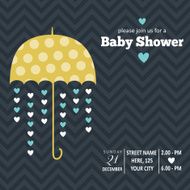 Baby boy shower card N99