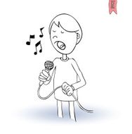 young boy singing N2