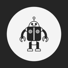toy robot icon N16