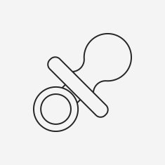Baby pacifiers line icon N12