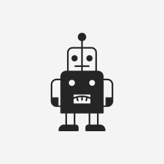baby toy robot icon N5