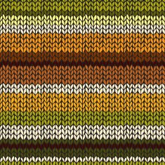 Seamless pattern with colorful knitted stripes