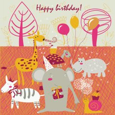 birthday card N37