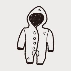 baby clothes doodle N38