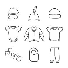 Baby fashion clothing fashion vector shirt illustration design wear N8
