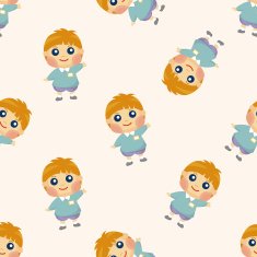 Kid seamless pattern N11