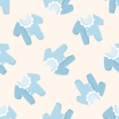 Baby clothes seamless pattern N3