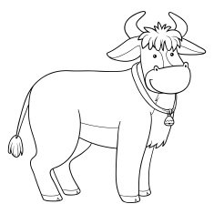 Coloring book (bull) N2