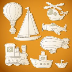 Paper travel set